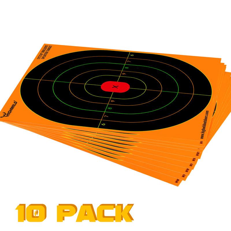 Load image into Gallery viewer, Sight in Splatter Shooting Range Targets - Splash Effect of Multiple Colors - 12 x 18 Inch