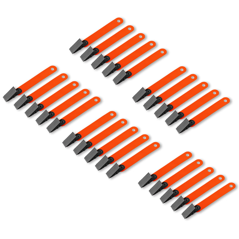Load image into Gallery viewer, Trail Marker with Clips - Orange (Pack of 25)
