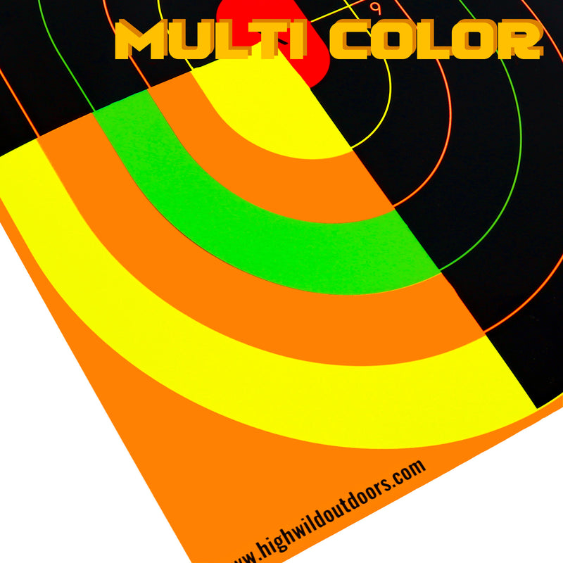 Load image into Gallery viewer, Sight in Splatter Shooting Range Targets - Splash Effect of Multiple Colors - 12 x 18 Inch