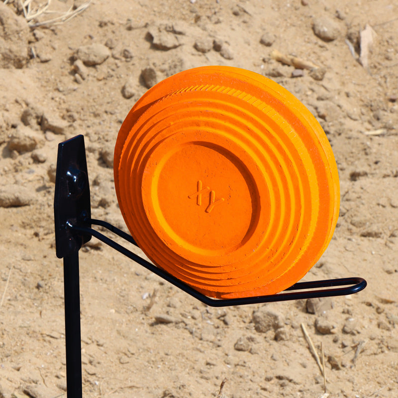 Load image into Gallery viewer, Clay Pigeon Target Holder - 3 Pack- Hexagonal Steel