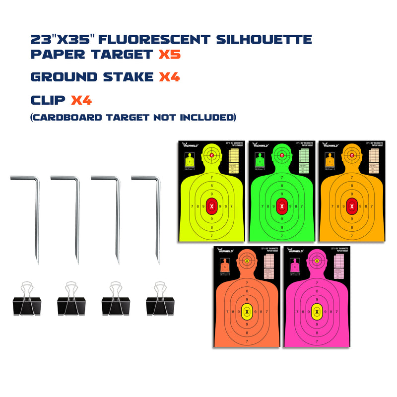 Load image into Gallery viewer, H Shape Adjustable Paper Target Stand Base - 1 PACK