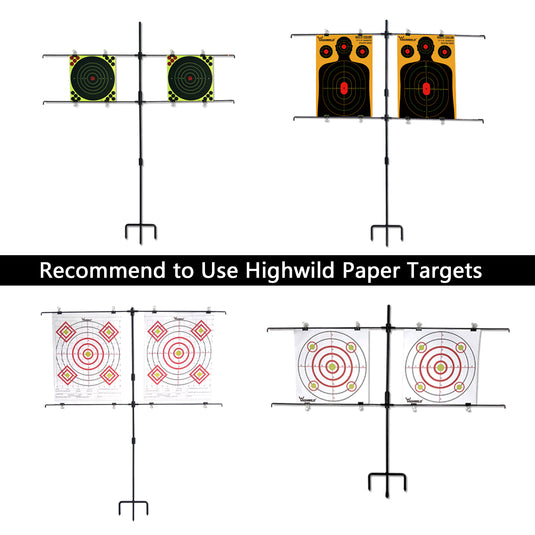 Adjustable Paper Target Stand
