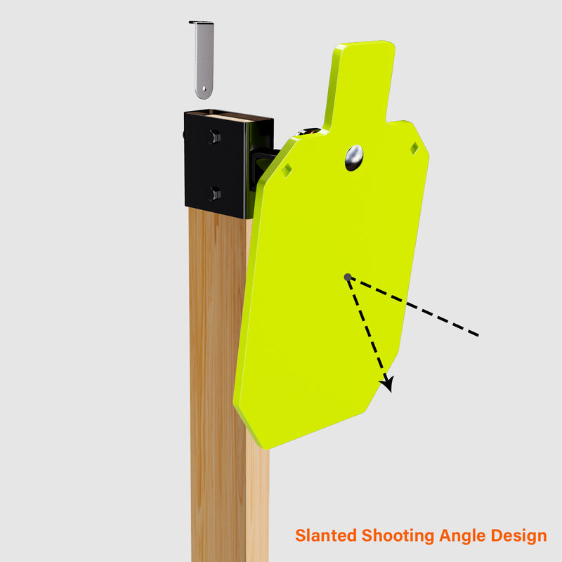 Load image into Gallery viewer, Double T-Shaped Base Stand + 2X4 Target Hanger + 3/8" Thick X 10" X 16" Torso Target