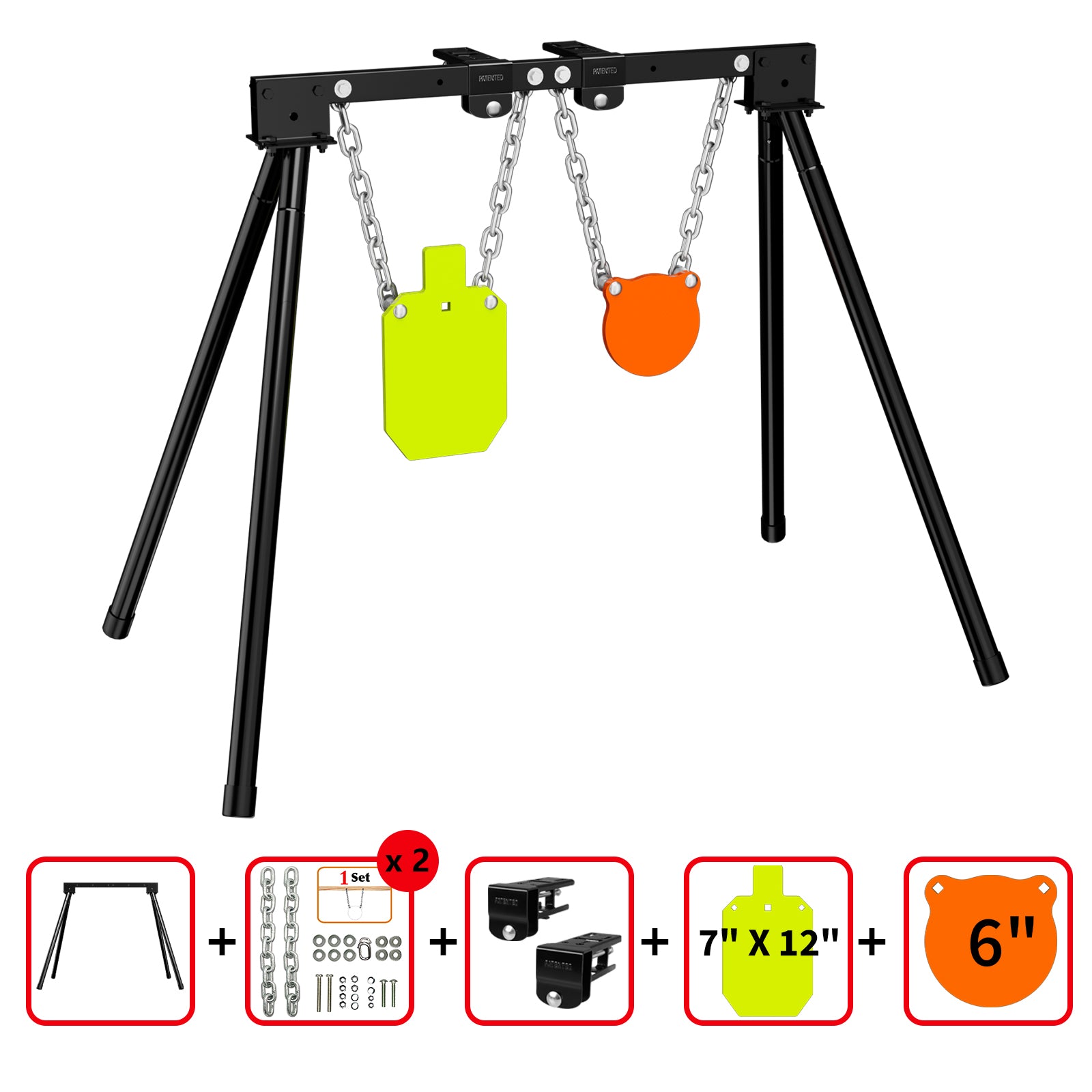 Expandable Target Stand + Mounting Kit + 1/2