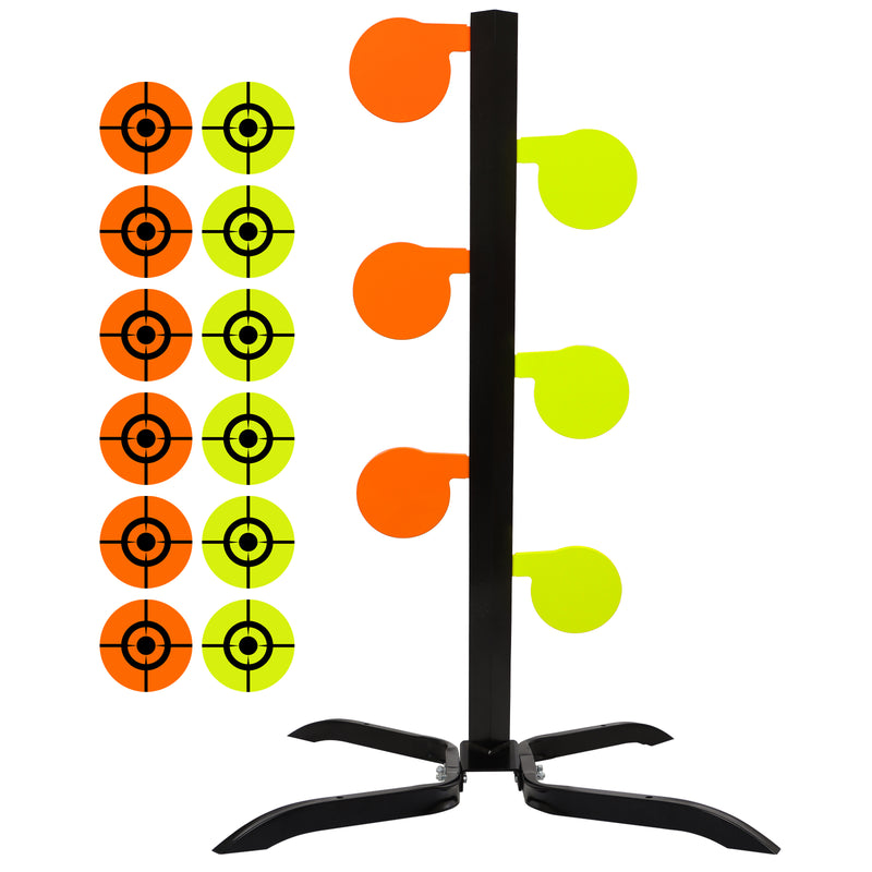 Load image into Gallery viewer, AR500 Dueling Tree Target Kit - 6" x 3/8" Reactive Shooting Targets with Stand