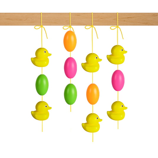 Plastic Duck & Egg Shooting Target Set (6 Ducks & 6 Eggs)