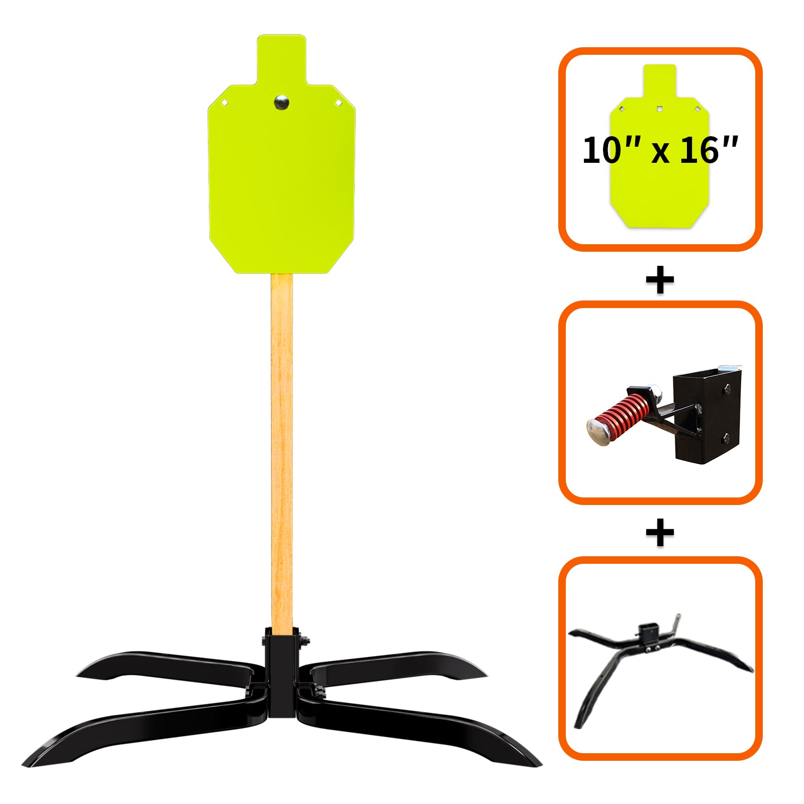 TaG.［Scenery t/t］&［Side frame+Leg ］ X-leg Base Stand + 2X4 Target Hanger + 3/8
