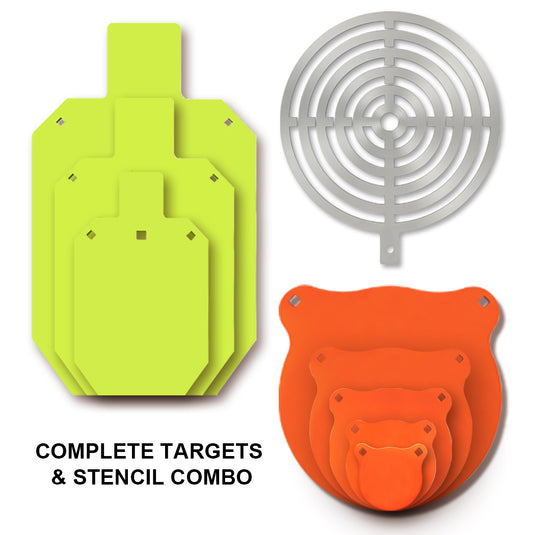 Painting Stencil & Targets Combo 7
