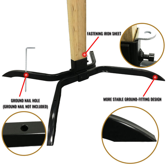 X-Leg 2X4 Target Stand Base