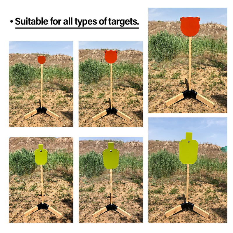 Load image into Gallery viewer, Tripod Base Stand with 2X4 Target Hanger