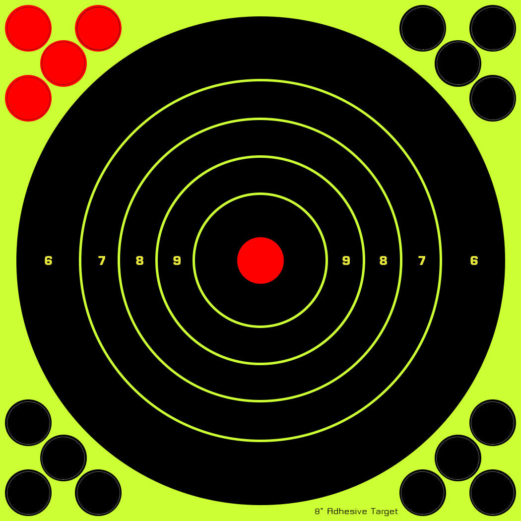 8 SplatterShot® Bullseye (Peel & Stick)