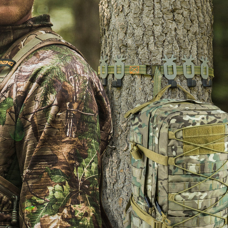 Load image into Gallery viewer, Treestand Strap Gear Hangers for Hunting Gears Bow - 5 Hooks Set