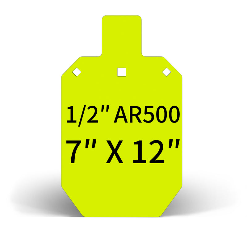 Load image into Gallery viewer, 7&quot; X 12&quot; X 1/2&quot; AR500 Steel Torso Silhouette Shooting Target
