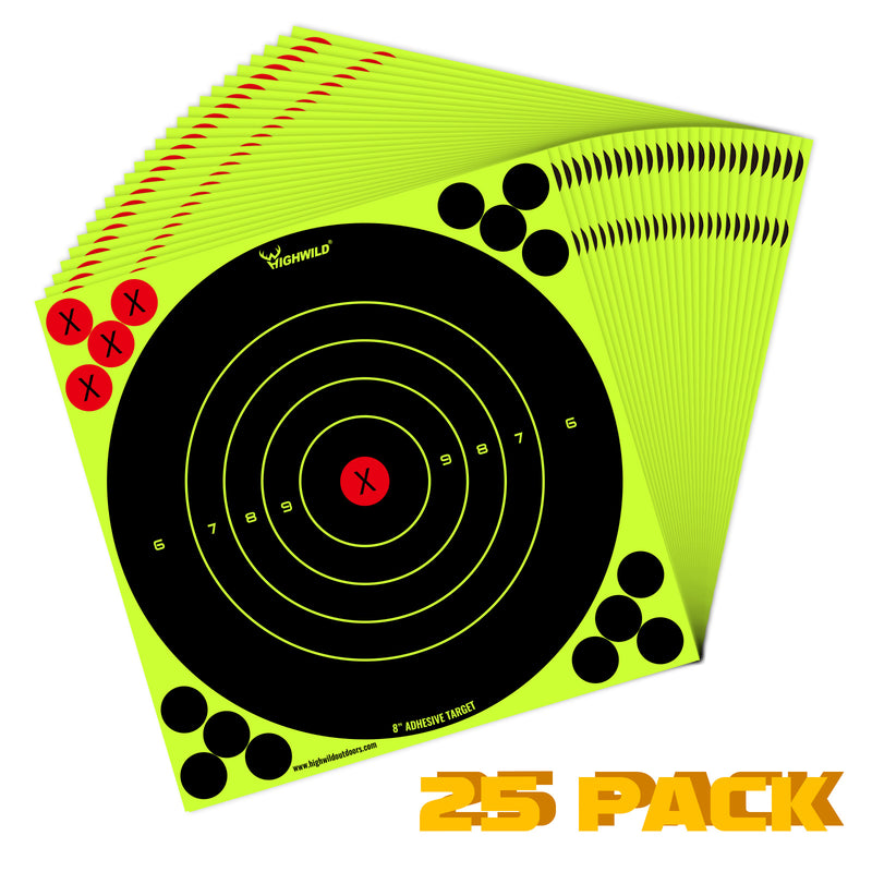 Load image into Gallery viewer, 8" X 8" Splatter Target Sticker - Pack of 25
