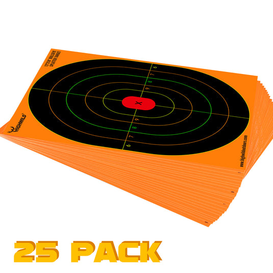 Sight in Splatter Shooting Range Targets - Splash Effect of Multiple Colors - 12 x 18 Inch