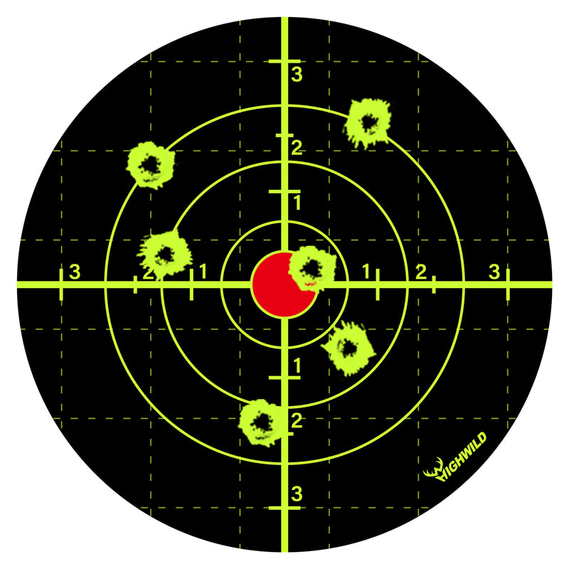 Load image into Gallery viewer, 6 Inch Splatter Target Stickers - 100 Pack
