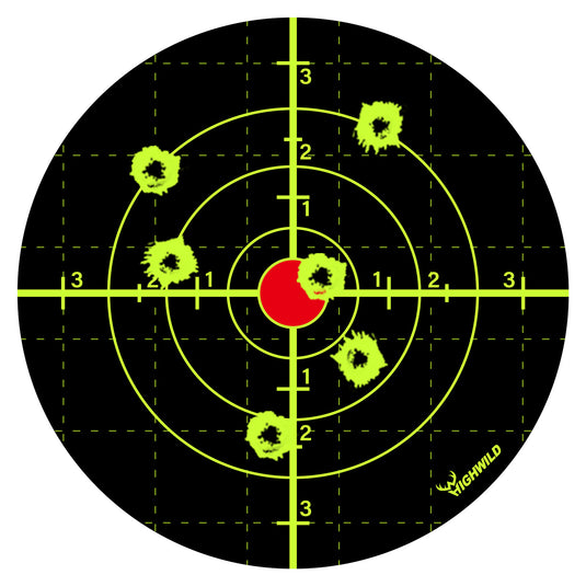 6 Inch Splatter Target Stickers - 100 Pack