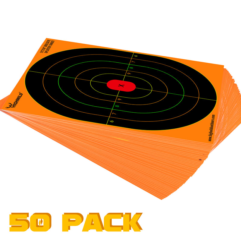 Load image into Gallery viewer, Sight in Splatter Shooting Range Targets - Splash Effect of Multiple Colors - 12 x 18 Inch
