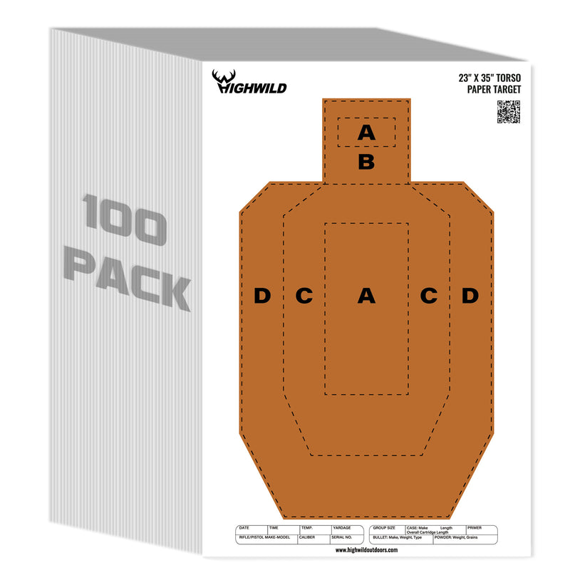 Load image into Gallery viewer, 23" x 35" USPSA Paper Shooting Targets
