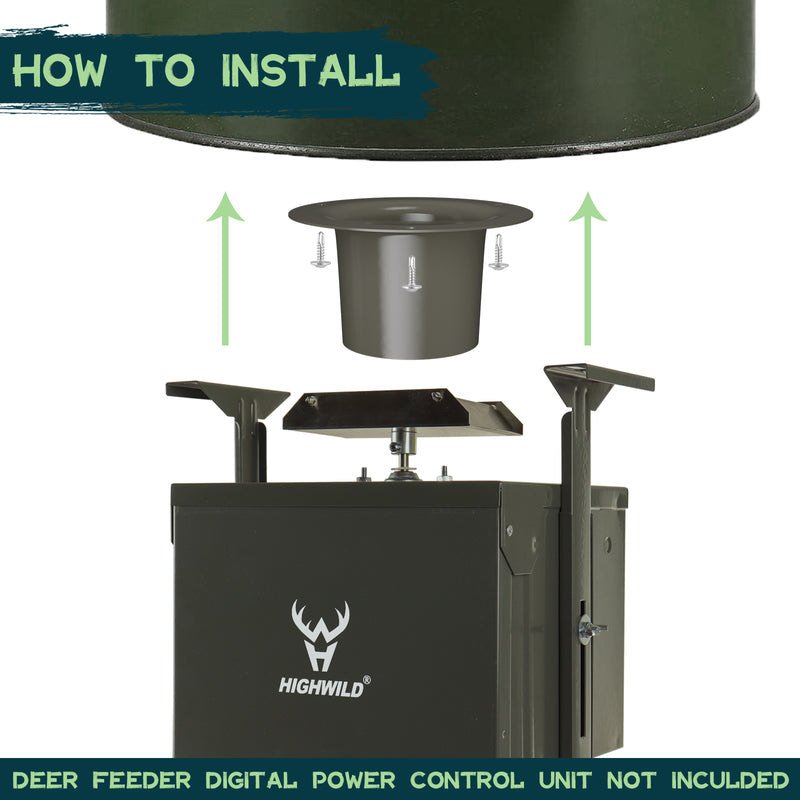 Load image into Gallery viewer, 12-Volt Deer Feeder Replacement Funnel
