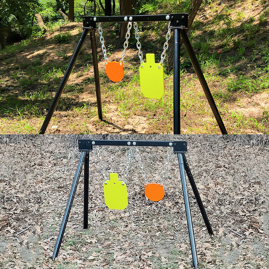 B001 Stand + Mounting Kit + 1/2" Thick 6" Gong, 7" X 12"Torso