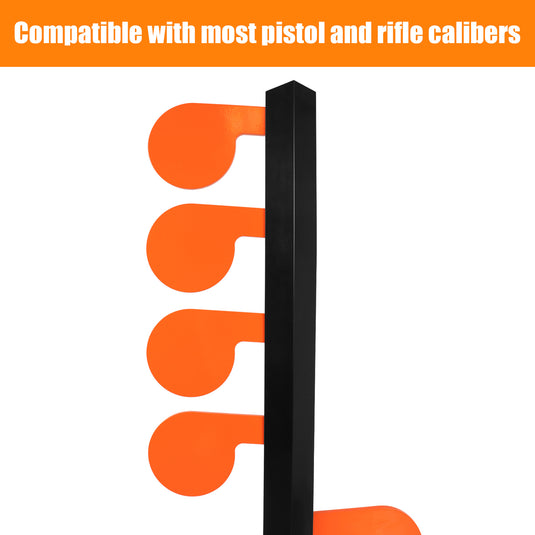 HMF Targets AR500 Steel Portable Dueling Tree – 1/4″ Thick – USA Made