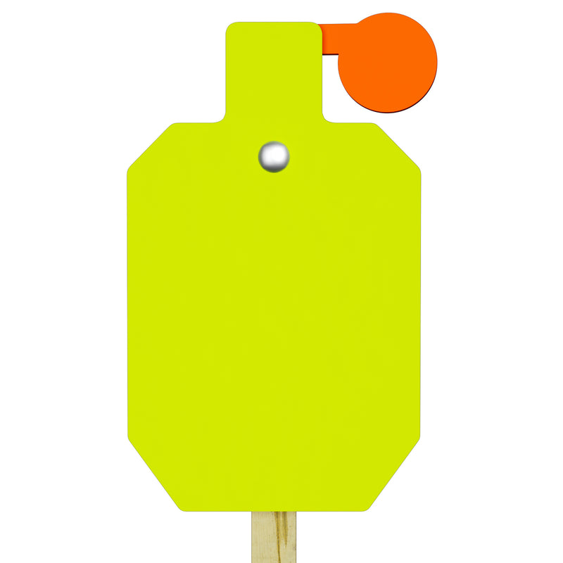 Load image into Gallery viewer, AR500 Steel Hostage Target 10&quot; x 16&quot; x 1/2&quot; Armored Steel Reactive IDPA Shooting Target - Neon Color
