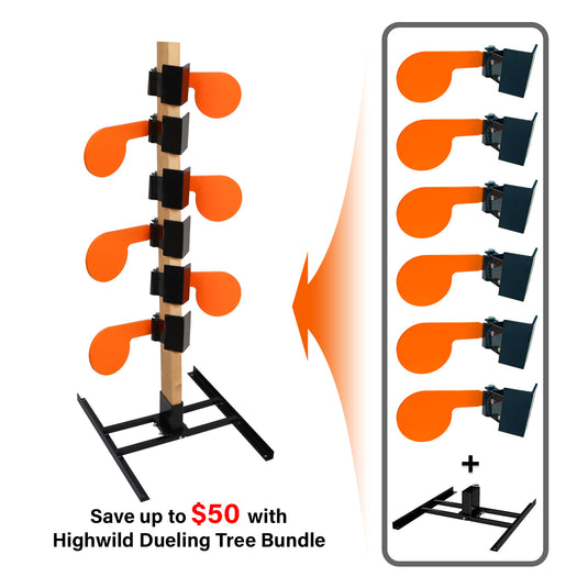 AR500 Dueling Tree Target Kit Six 6