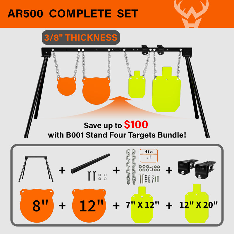 Load image into Gallery viewer, B001 Stand Complete Target System 43
