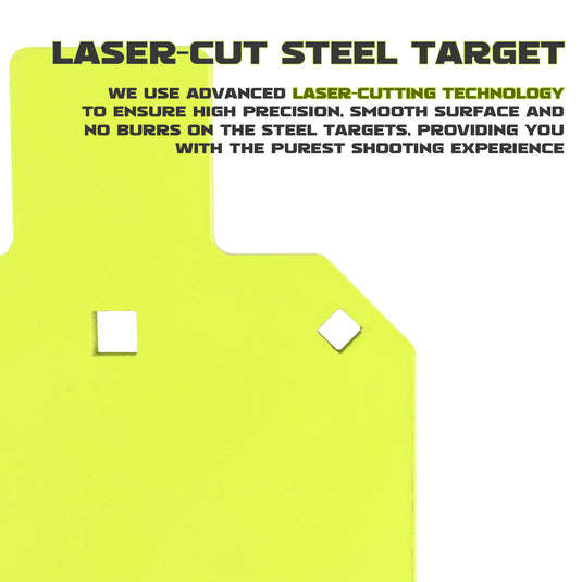 12" X 20" X 3/8" AR500 Steel Torso Shooting Target