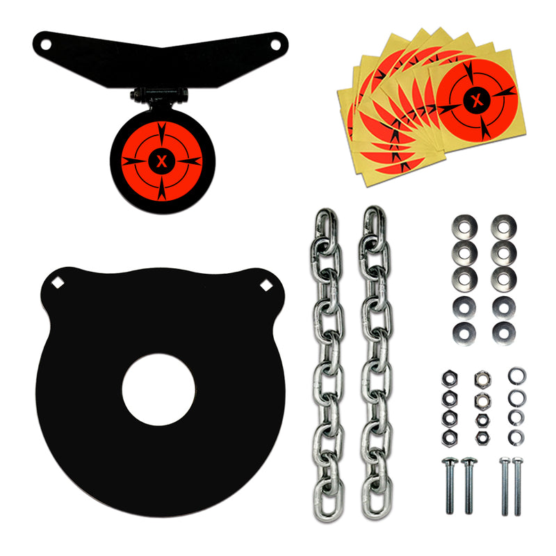 Load image into Gallery viewer, 10&quot; X 3/8&quot; AR500 Steel Bullseye Gong Target
