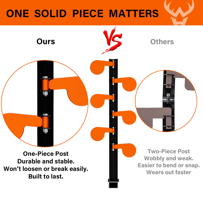 Load image into Gallery viewer, 1/4&quot; AR500 Steel Target Dueling Tree Stand - Upgraded
