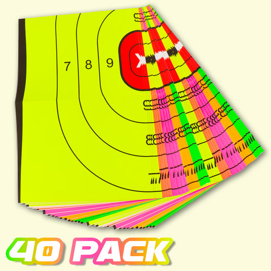 23X35 Inch Shooting Range Silhouette Paper Target - 40 Pack