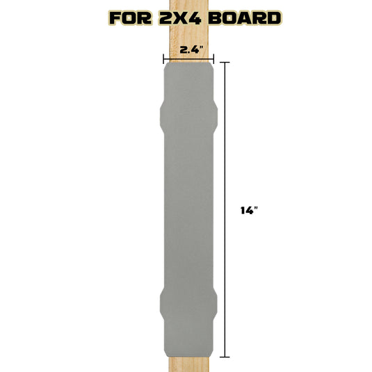 Panel Stand Protector AR500 Steel 2x4 Target Stand Protector Wood Stand Armor Plate Protecti ...