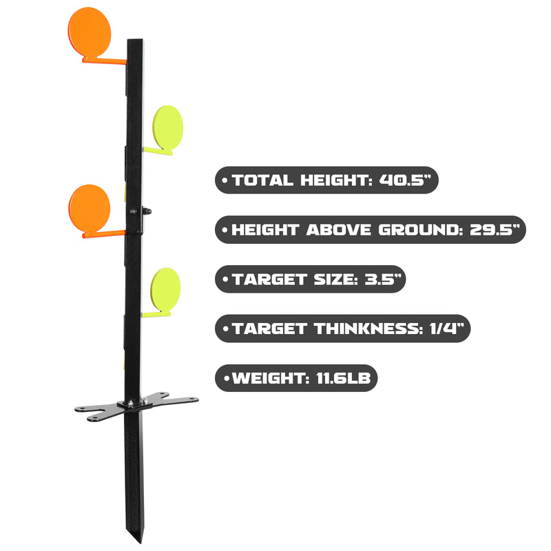 Load image into Gallery viewer, Highwild Dueling Tree for .22 Rimfire with Detachable Three-Section Design - Ground-Insertable
