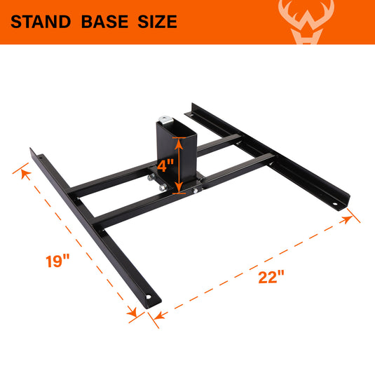 Double T-Shaped 2X4 Target Stand Base