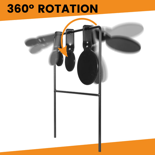 Triple Gong Spinner Target
