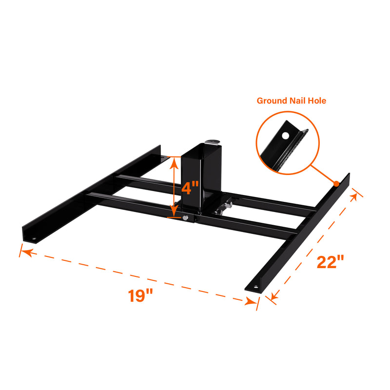 Load image into Gallery viewer, AR500 Dueling Tree Target Kit Six 6&quot; x 3/8&quot; Steel Paddles  with Base and Mounting Hardware
