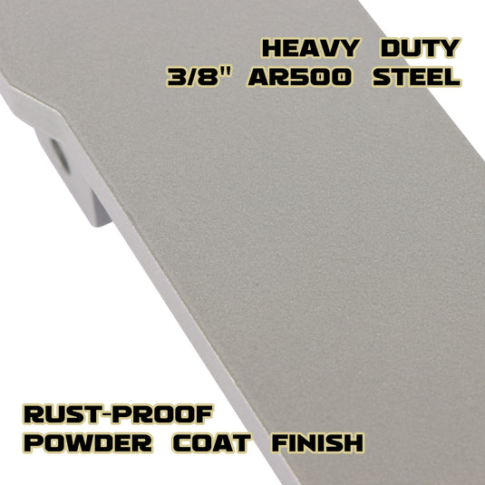 AR500 Steel 2x4 Target Stand Protector Wood Stand Armor Plate Protective Shield