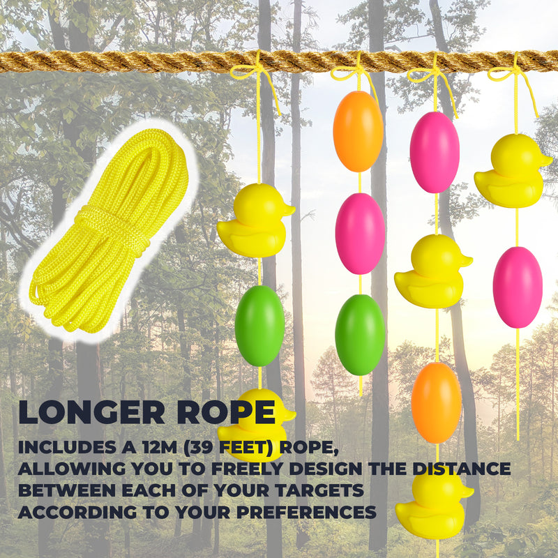 Load image into Gallery viewer, Plastic Duck &amp; Egg Shooting Target Set (6 Ducks &amp; 6 Eggs)
