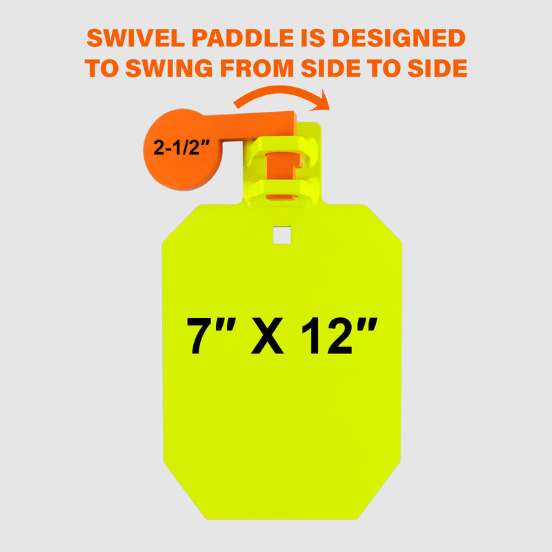 Load image into Gallery viewer, Double T-Shaped Base Stand + 2X4 Target Hanger + 3/8" Thick 7" X 12" Hostage Target
