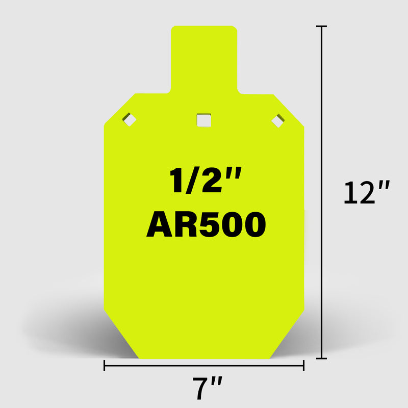 Load image into Gallery viewer, Double T-Shaped Base Stand + 2X4 Target Hanger + 1/2" Thick 7" X 12" Torso Target

