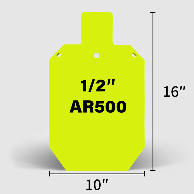 Load image into Gallery viewer, Double T-Shaped Base Stand + 2X4 Target Hanger + 1/2" Thick 10" X 16" Torso Target
