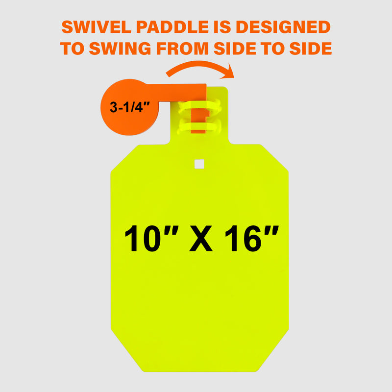 Load image into Gallery viewer, Double T-Shaped Base Stand + 2X4 Target Hanger + 3/8" Thick 10" X 16" Hostage Target
