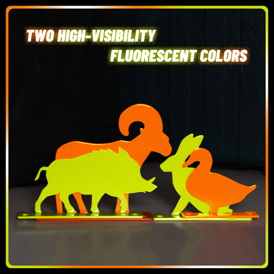 Animal Silhouette Knockovers Metallic Silhouette Targets - 4 Pack