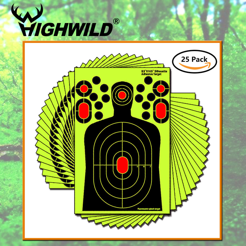 Load image into Gallery viewer, 9.5&quot; X 14.5&quot; Splatter Target Sticker - Pack of 25
