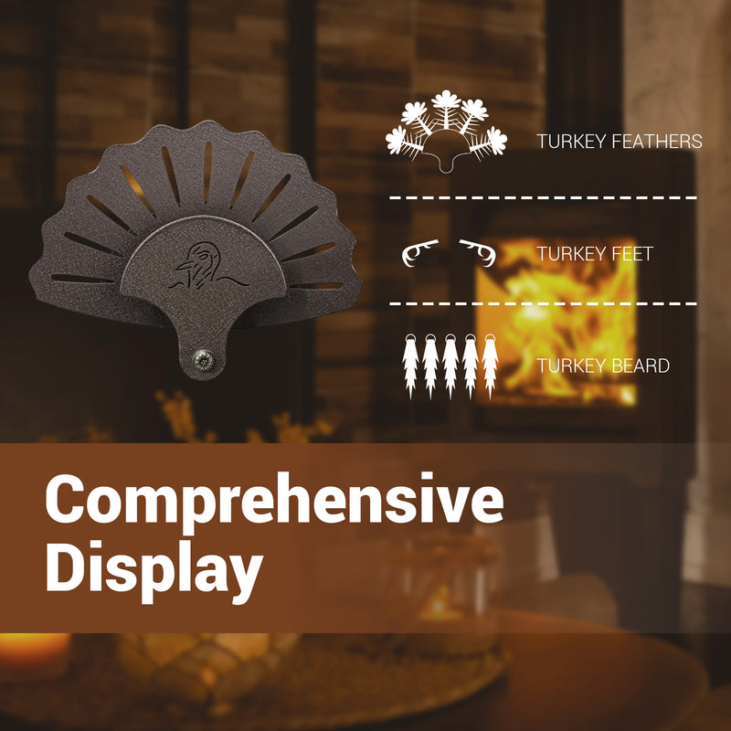 Load image into Gallery viewer, Metal Turkey Fan Mounting Kit - Trophy Display Kit
