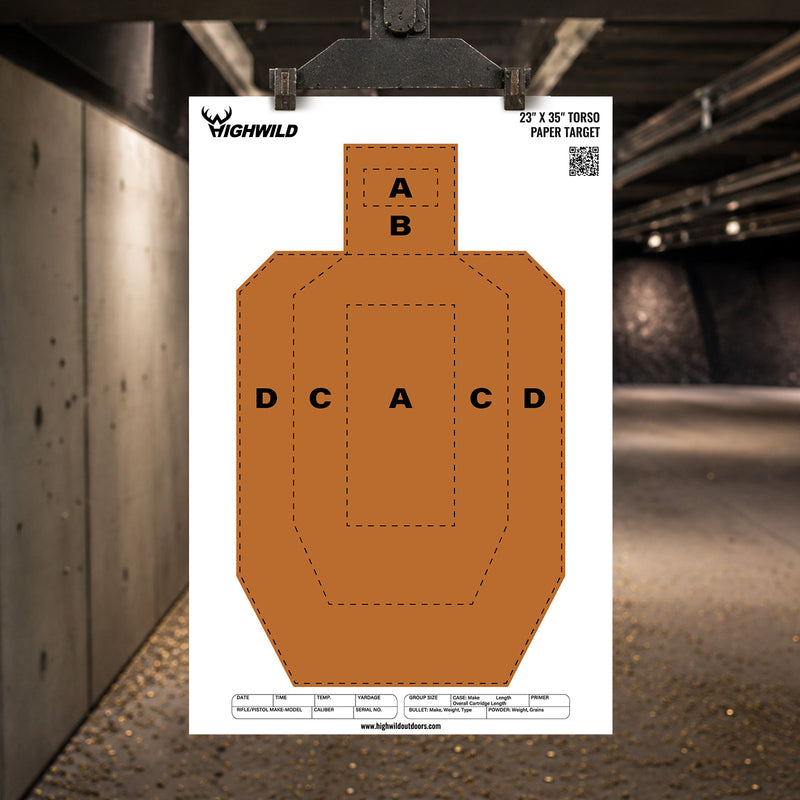 Load image into Gallery viewer, 23" x 35" USPSA Paper Shooting Targets
