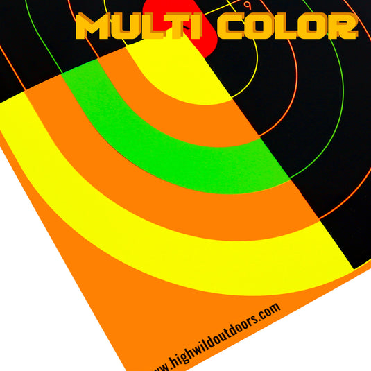 Sight in Splatter Shooting Range Targets - Splash Effect of Multiple Colors - 12 x 18 Inch