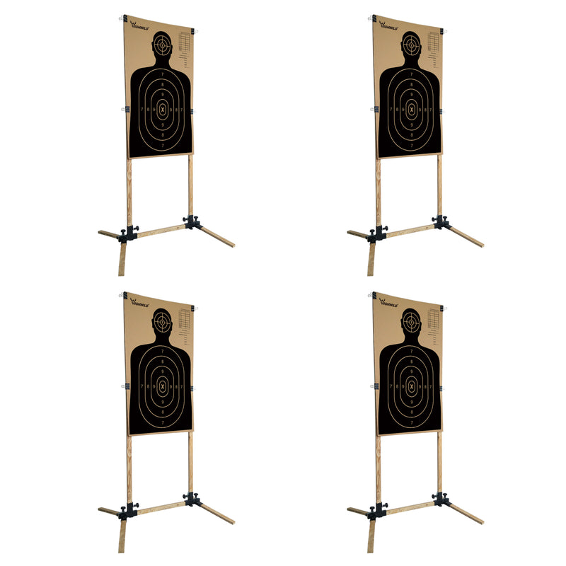 Load image into Gallery viewer, Adjustable Paper Target Stand Base - 4 PACK
